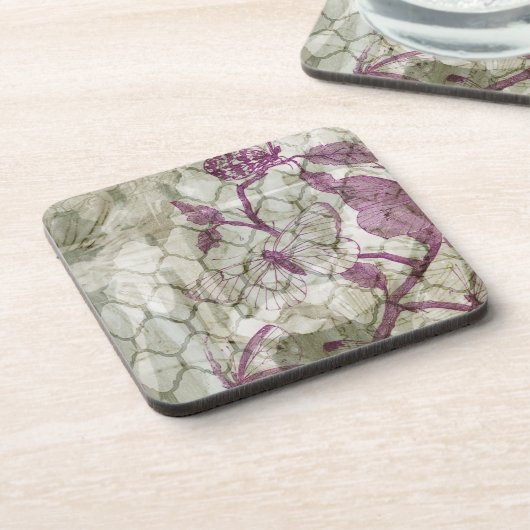 Arabesque Butterflies IV Onderzetter (Linkerzijde)