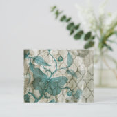 Arabesque Butterflies V Briefkaart (Staand voorkant)