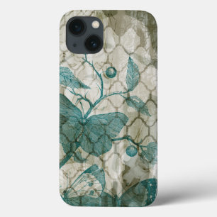 Arabesque Butterflies V iPhone 13 Hoesje