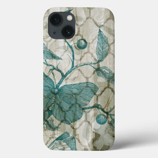 Arabesque Butterflies V Case-Mate iPhone Case (Achterkant)
