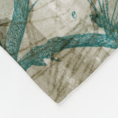 Arabesque Butterflies V Fleece Deken (Hoek)