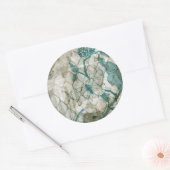 Arabesque Butterflies VI Ronde Sticker (Envelop)