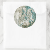 Arabesque Butterflies VI Ronde Sticker (Tas)