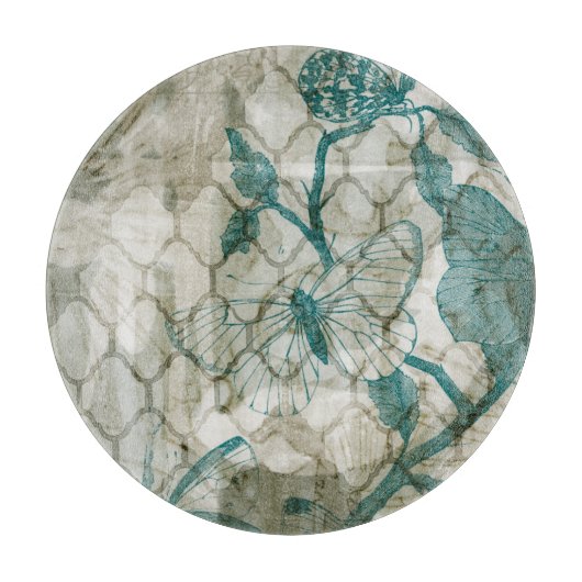 Arabesque Butterflies VI Snijplank (Voorkant)