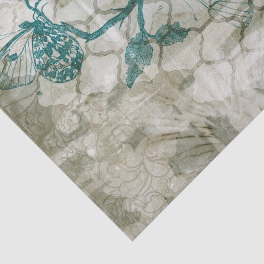 Arabesque Butterflies VI Tissuepapier (Detail)