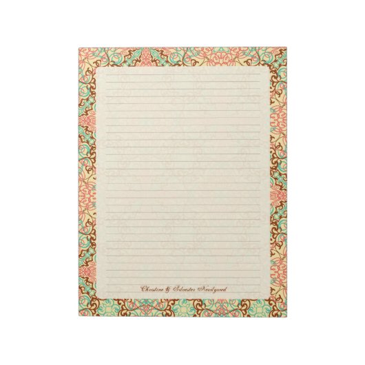 Arabesque complexe, bloc-notes (Tourné)