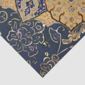 Arabesque Ephemera Blue n Gold  ontkoppeling Tissuepapier (Detail)