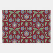 Arabesque florpatroon inpakpapier vel (Voorkant 3)