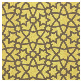 Arabesque grande gold and black stof