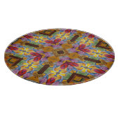 Arabesque Hearts Fractal Patroon Snijplank (Hoek)