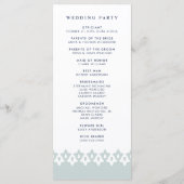 Arabesque huwelijksprogramma | Mist Programma (Achterkant)