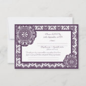 Arabesque Lace Violet, 8,9 x 12,7 cm réponse au ma (Dos)