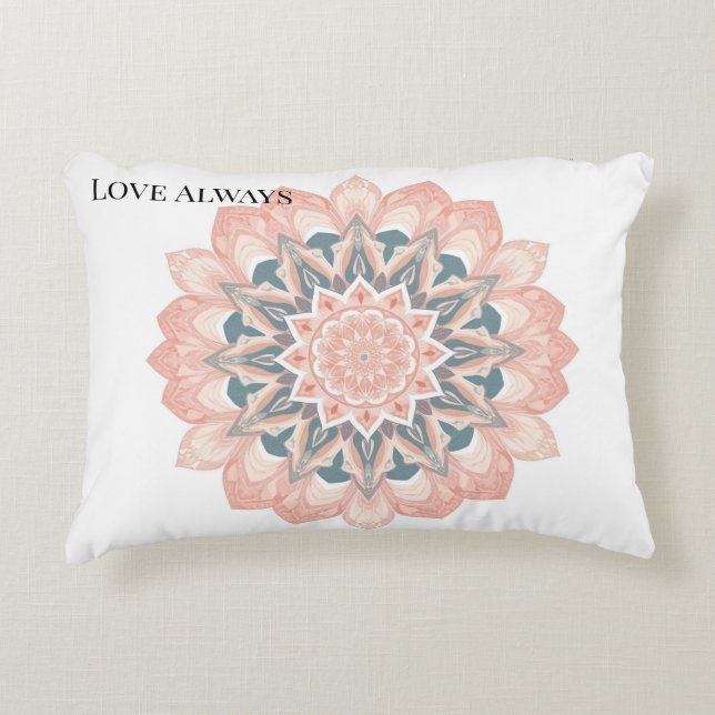 Arabesque Mandala Art Accent Kussen (Voorkant)