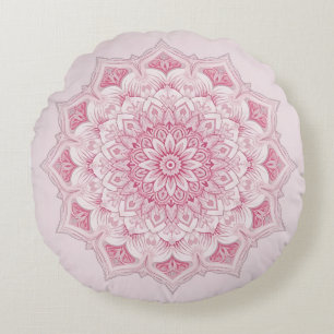 Arabesque Mandala Kussen – Roze Geometrische Decor