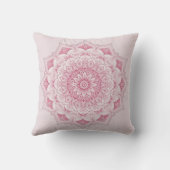 Arabesque Mandala Kussen – Roze Geometrische Decor (Achterkant)