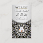 Arabesque New age Holistic Visitekaartje (Achterkant)