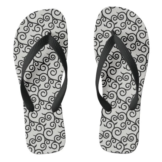arabesque patroon traditionele japanse ontwerp teenslippers (Voetbed)