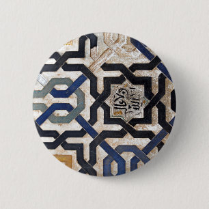 Arabesque Pattern Button
