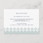 Arabesque Reception Kaart | Mist (Voorkant)