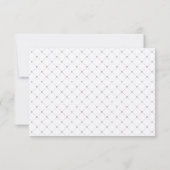 Arabesque RSVP-kaart | Champagne Shimmer RSVP Kaartje (Achterkant)
