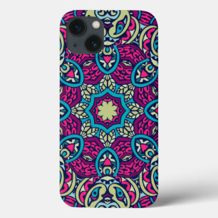 Arabesque Scrapbook Patroon iPhone Case