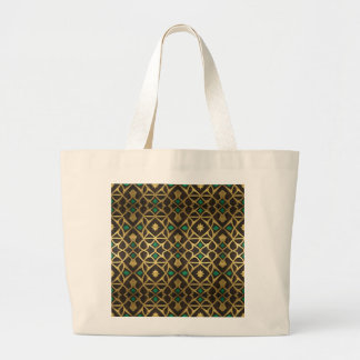 Arabesque Siermotief Crème Goud Boodschappentas Grote Tote Bag
