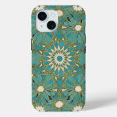 arabesque turquoise Case-Mate iPhone case (Achterkant)
