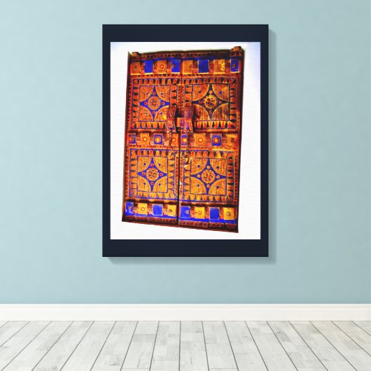 Arabiaanse deur canvas afdruk (Insitu (Houten vloer))