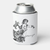 Arabian Belly dancer  Art Thunder_Cove Blikjeskoeler (Blikje Achterkant)