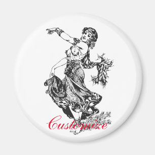 Arabian Belly Dancer  Art Thunder_Cove Magneet