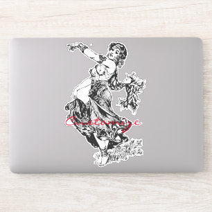 Arabian Belly Dancer Art Thunder_Cove Sticker