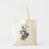 Arabian Belly Dancer  Art Thunder_Cove Tote Bag (Voorkant)
