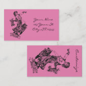 Arabian Belly dancer Art Thunder_Cove Visitekaartje (Voorkant / Achterkant)