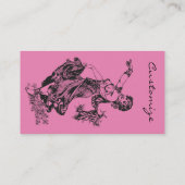 Arabian Belly dancer Art Thunder_Cove Visitekaartje (Achterkant)