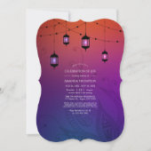 Arabian Bollywood Celebration of Life Invitation Kaart (Voorkant)