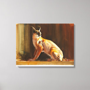 Arabian Caracal 2010 Canvas Afdruk