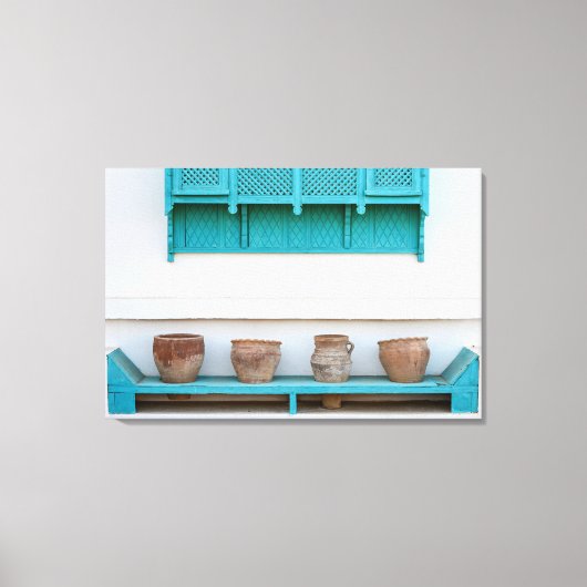 Arabian Clay Pots Canvas Afdruk (Voorkant)