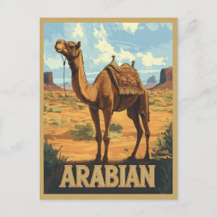 Arabian Desert Adventure - Kameel Briefkaart