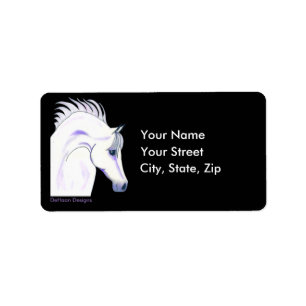 Arabian Gray Ghost Adresetiketten Etiket