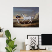 Arabian Horse Art Print Poster (Thuiskantoor)