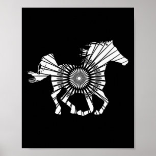 Arabian Horse Paardrijden Endurance Pony Gift Poster