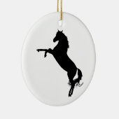 Arabian Horse Silhouette Keramisch Ornament (Rechts)