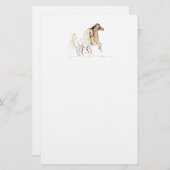 Arabian Horse Stationery Briefpapier (Voorkant / Achterkant)