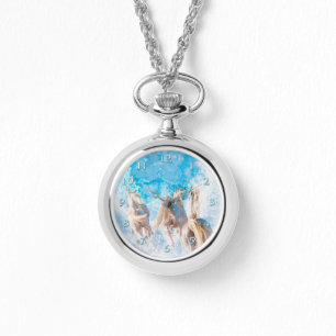 ARABIAN HORSE WINTER TAILS HORLOGE