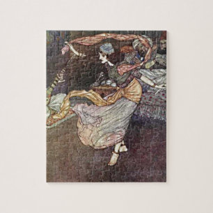 Arabian Nights Exotic Belly Dancer met Sjaals Legpuzzel