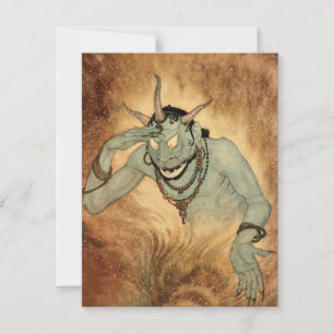 Arabian Nights Geest door Edmund Dulac Kaart