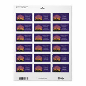 Arabian Nights pour imprimer Étiquette de adresse (Feuille entière)