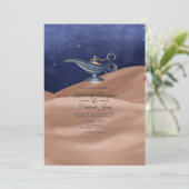 Arabian Nights Themareisfeest Kaart (Staand voorkant)