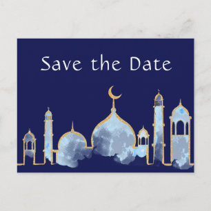 Arabian Nights Verjaardag Save the Date Briefkaart