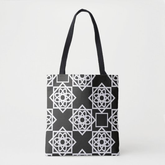 Arabic geometric pattern. Art Decor. Islam. Flower Draagtas (Voorkant)